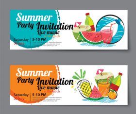 Passion summer party vector