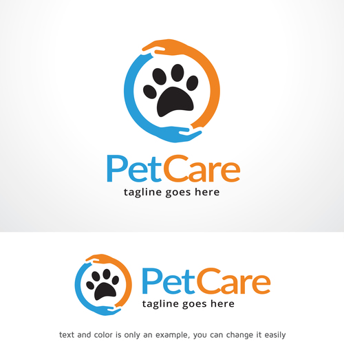 Pet Care logo vector