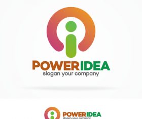 Power idea logo vector