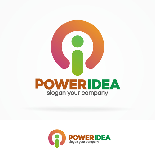 Power idea logo vector