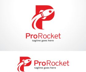 Pro Rocket logo vector