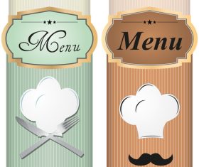 Restaurant menu design vector