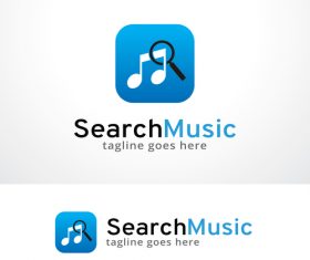 Search Music logo vector