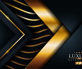 Shiny golden lines background vector