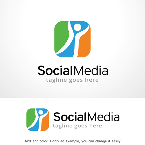 Social Media logo vector