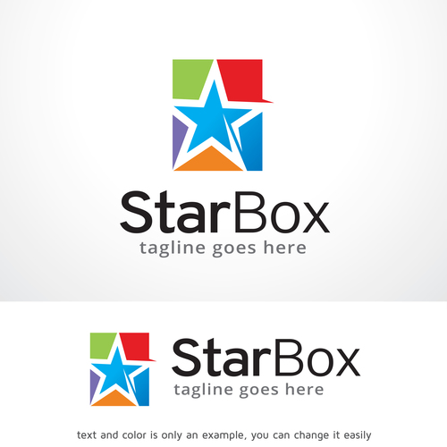 Star Box logo vector