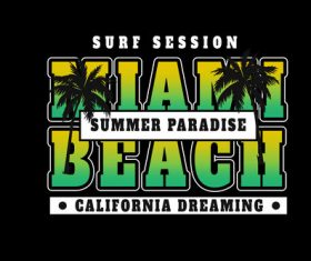 Summer paradise vector