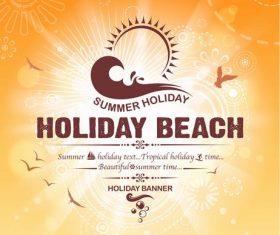 Summer sign vector