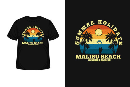 Surf women silhouette t shirt design vector