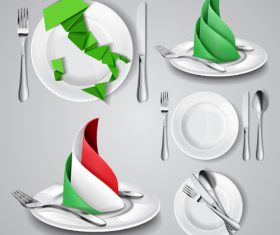 Tableware vector