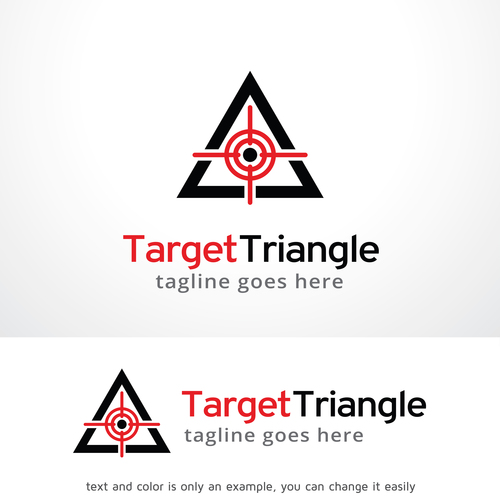 Target Triangle logo vector