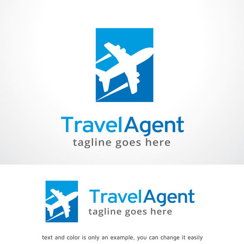 Travel Agent logo vector