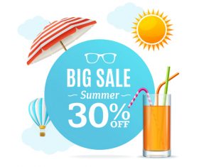 Travel offer sale flyer vector