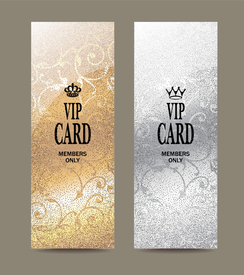 VIP card members only invitation vector