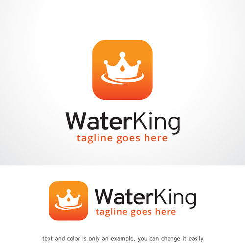 Water King logo vector