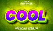 Cool purple text font style vector free download