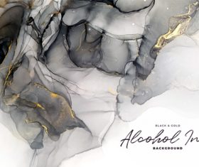 Background black gold marble vector texture