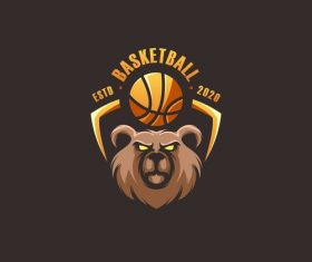 Basketball logo vector