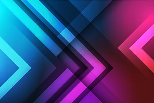 Blue and purple gradient abstract background vector