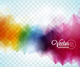 Blurred colorful squares abstract background vector