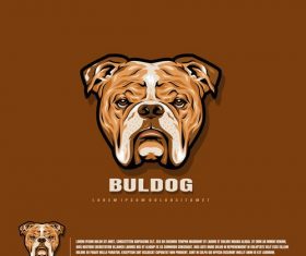Bulldog logo vector