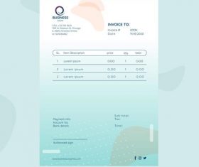 Business document vector