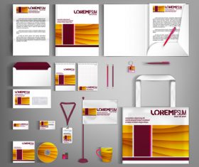 Business template vector