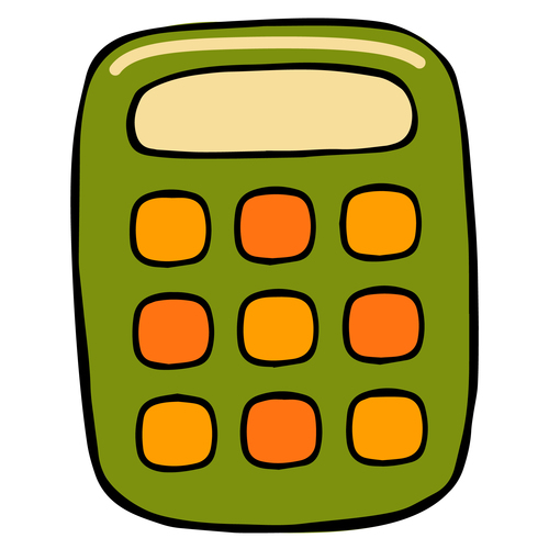 Calculator icon vector