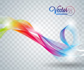 Color abstract line background vector