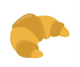 Croissant vector