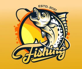 Design out fishing vector