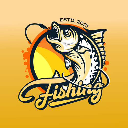 Design out fishing vector