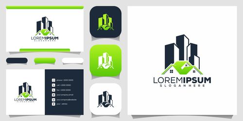 Developer business card design vector