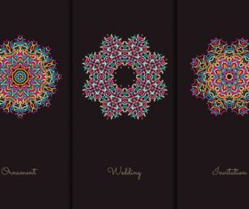 Different meanings mandala pattern vector