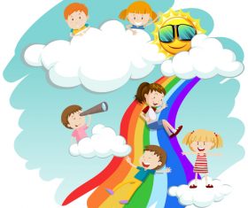 Dream cartoon vector