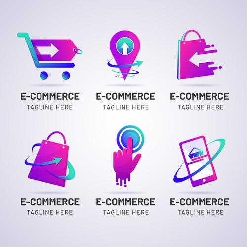 E-commerce logo design vector