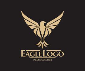 Eagle logo design vector