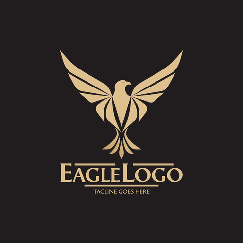Eagle logo design vector free download