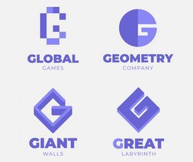 Geometry logo vector