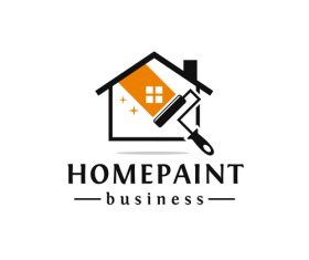 Homepaint logo vector