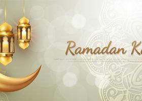 Islamic style card vector