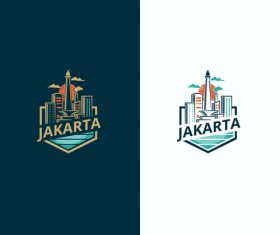 Jakarta logo vector