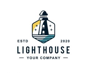 Lighthouse logo vector