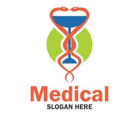 Medical design logo vector