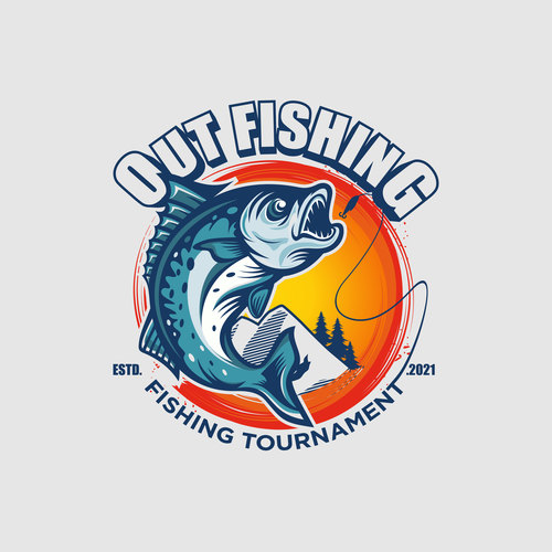 Out fishing vector