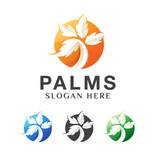 Palms logo vector