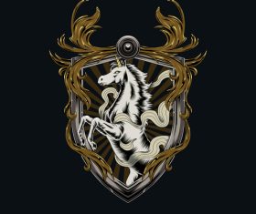 Pegasus esports logo vector