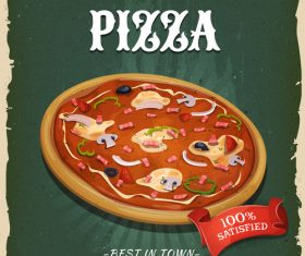 Pizza flyer vector