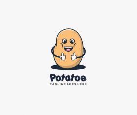 Potato icon vector