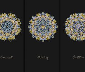 Pretty mandala pattern vector